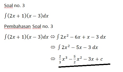 Contoh Soal Pilihan Ganda Integral Dan Pembahasan Kelas 11 – Berbagai